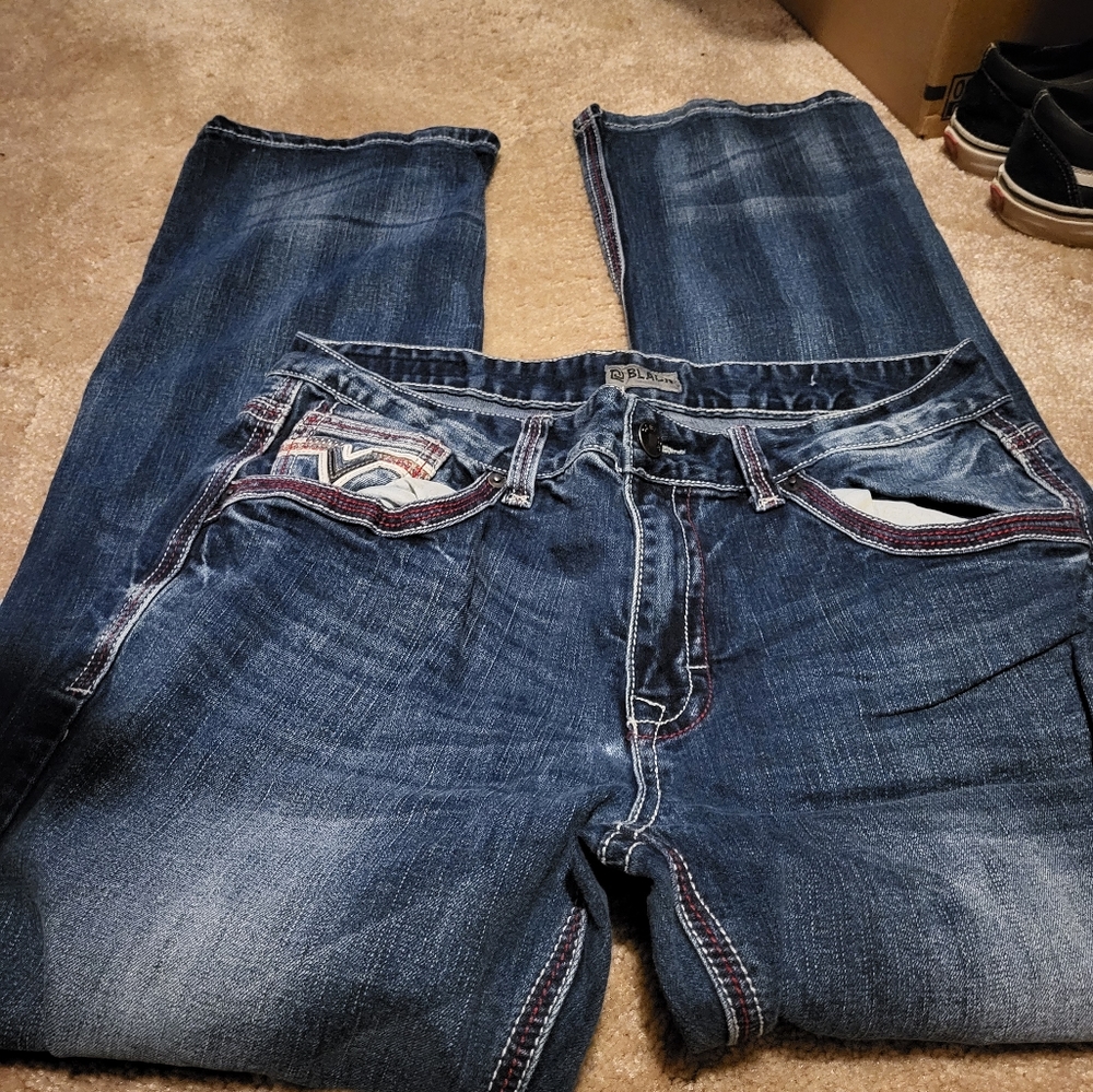 Men's buckle jeans